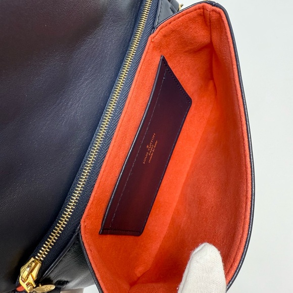 Louis Vuitton LV Garden Pochette Coussin Embossed Multicolor Monogram Navy - Picture 8 of 16